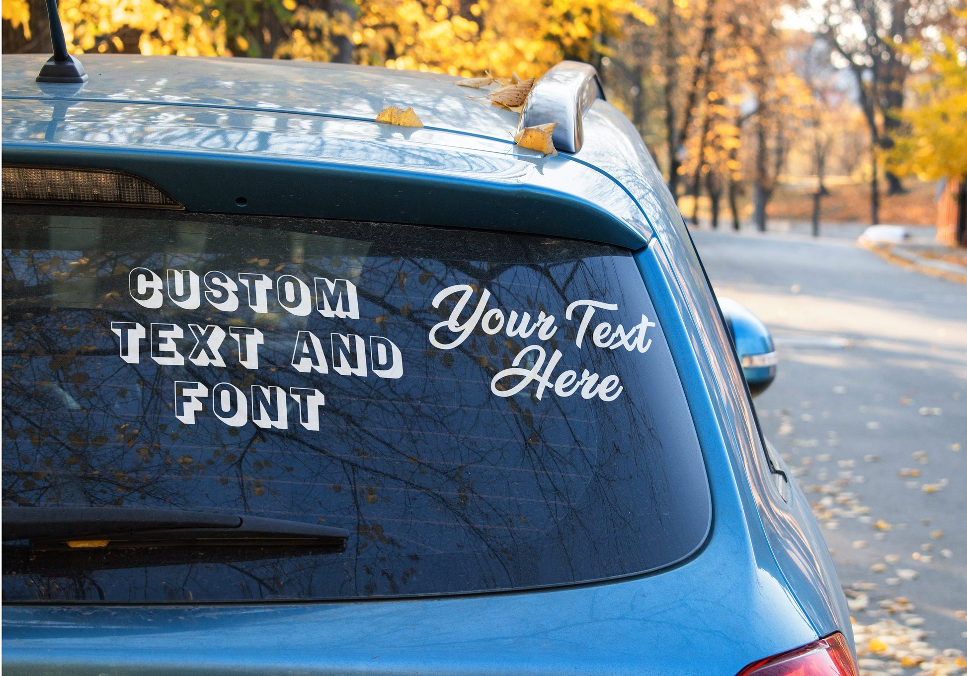 Design Custom Car Vinyl Sticker Decal, Personalised Lettering and Numbers for Windows & Bumpers