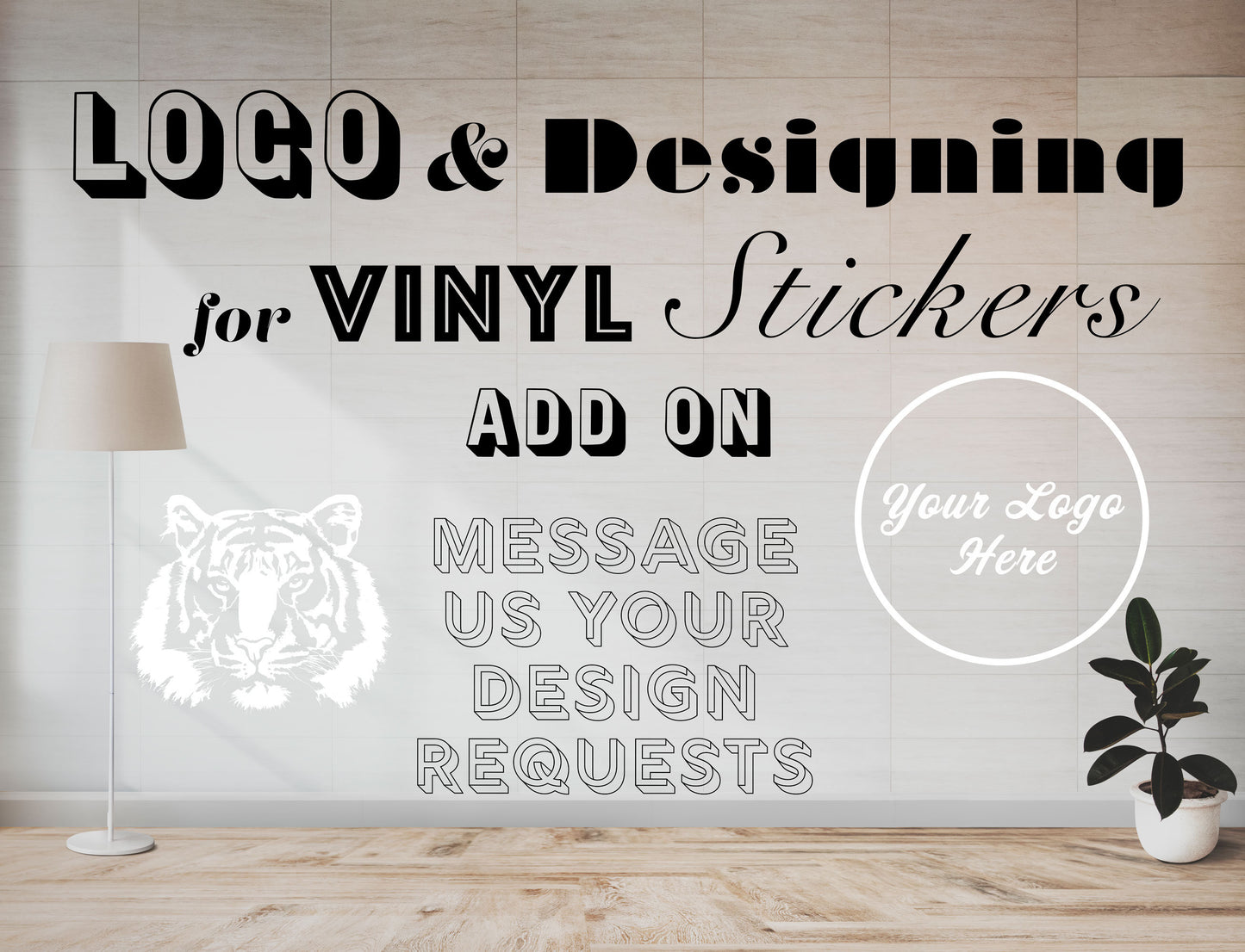 Design and Logo making for Vinyl Decal Stickers