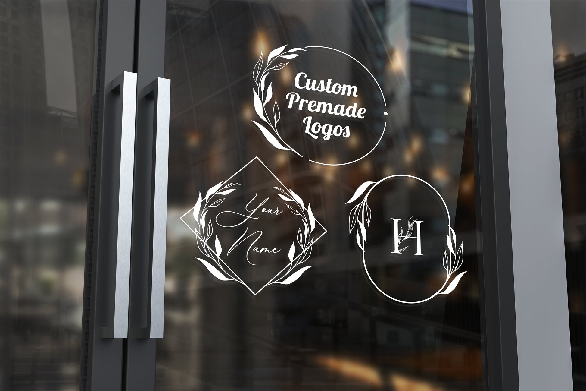 Custom Business Logo & Design Personalised Vinyl Cutting Sticker Decals for Shop Windows Small to Extra Large