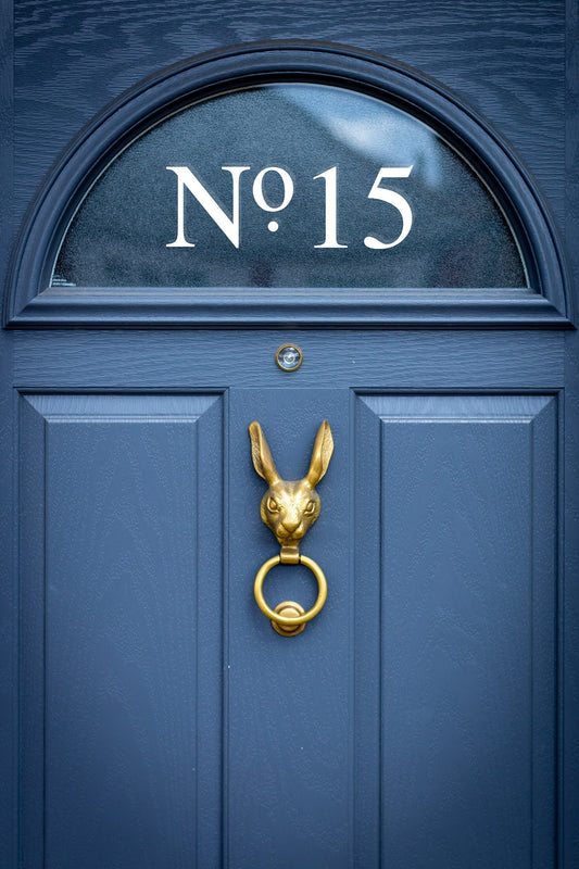 House Door Number or Name Vinyl Sticker Decal Lettering for Windows, Walls & Shop Doors Small to Extra Large